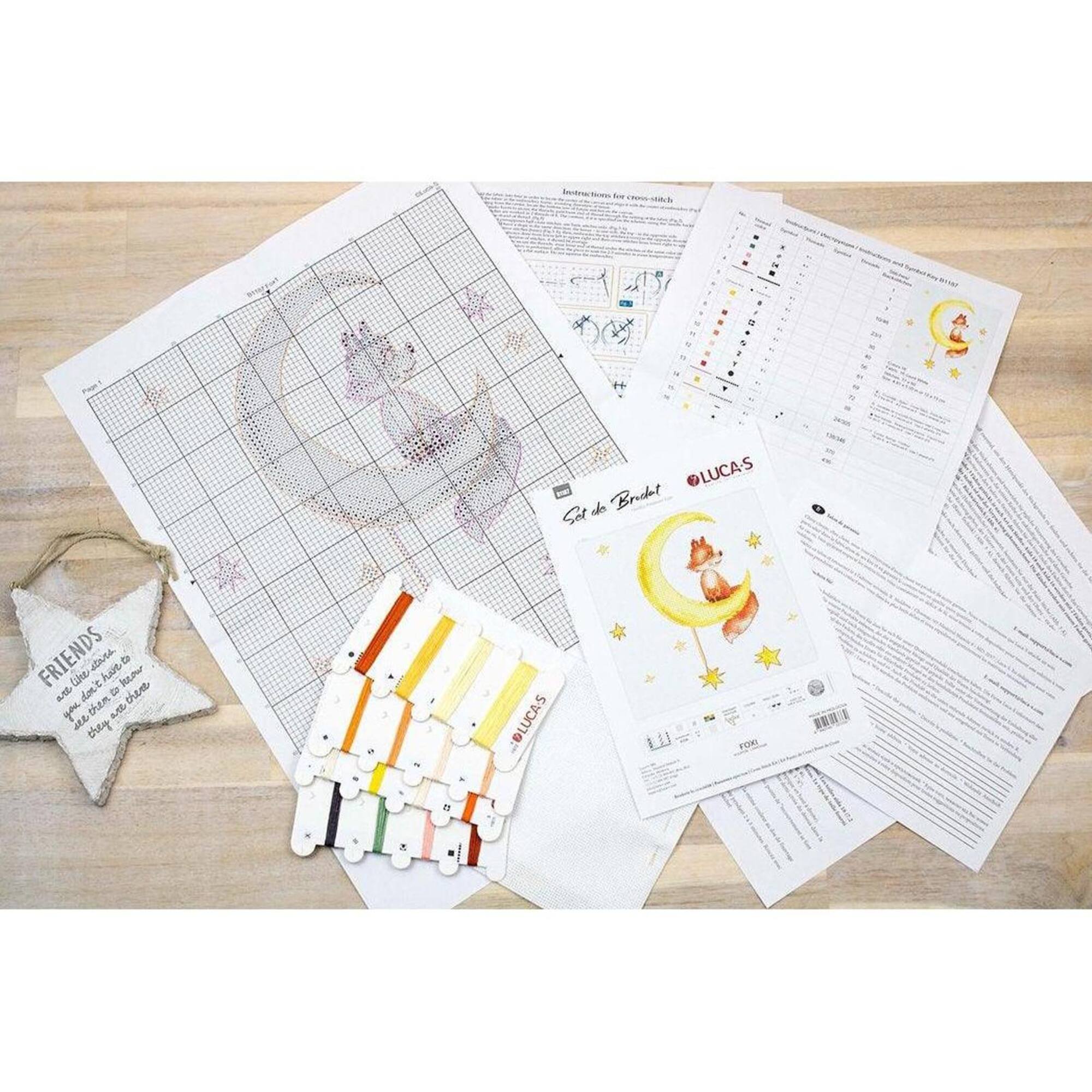 Luca-s Fox Counted Cross Stitch Kit